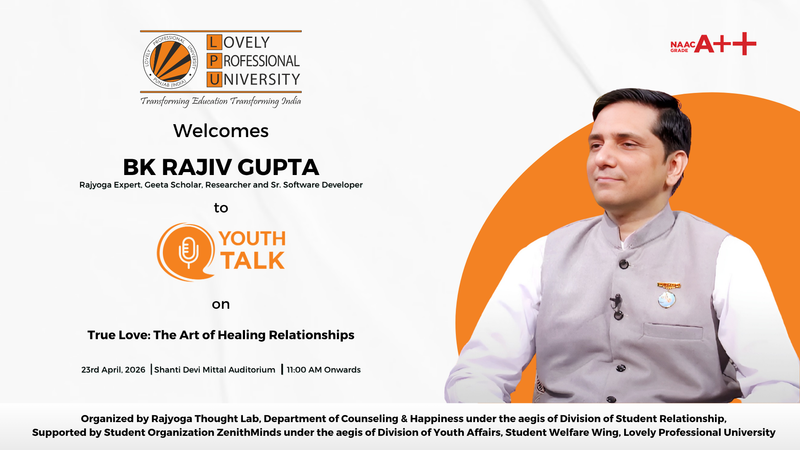 Youth Talk with BK Rajiv Gupta